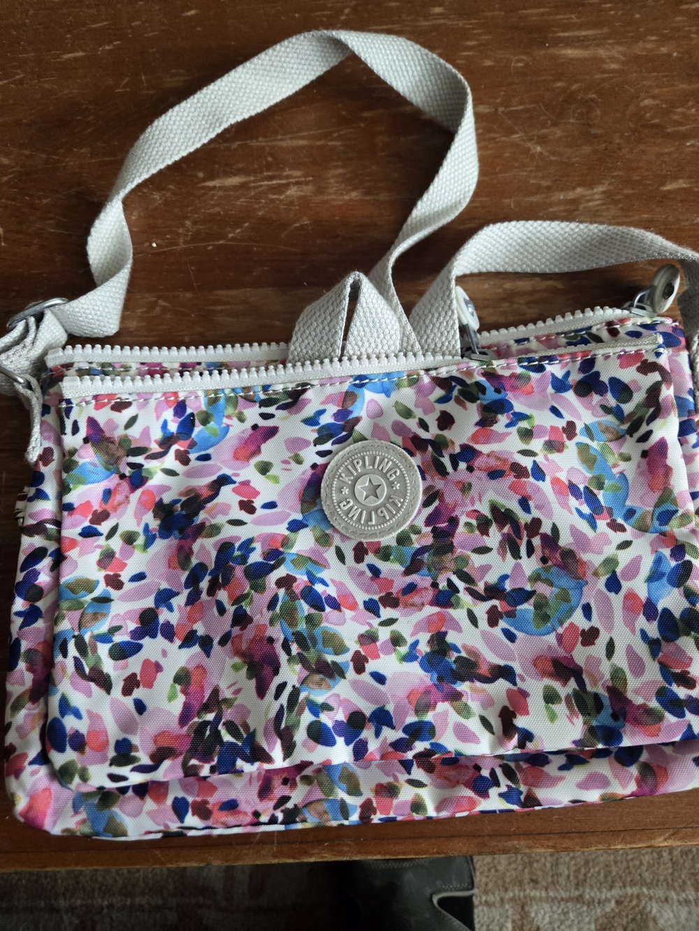Kipling Multicolor Floral Print Crossbody Bag